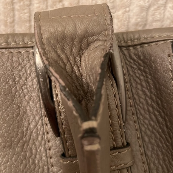 🔥!SALE! Cole Haan All Leather Satchel Tote Bag - Picture 7 of 16